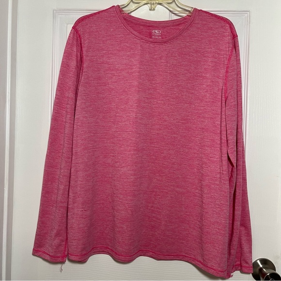 Athletic Works  Pink Heathered Long Sleeve Top - Picture 1 of 6
